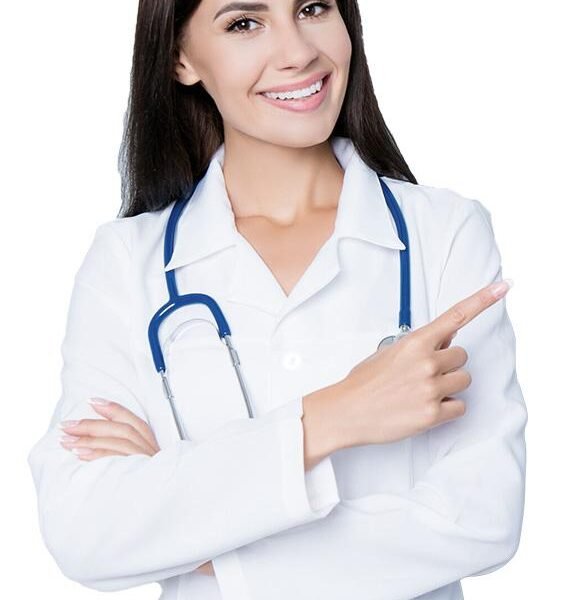 Model dentist 579x600